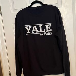 District Black YALE Grandpa Crewneck Sweatshirt